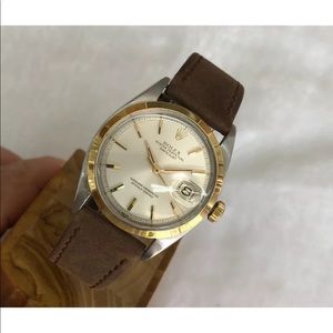 Rolex datejust Automatic silver dial yellow gold